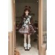 Alice Girl Bear Chocolate Salopette and JSK(1st Pre-Order/Full Payment Without Shipping)